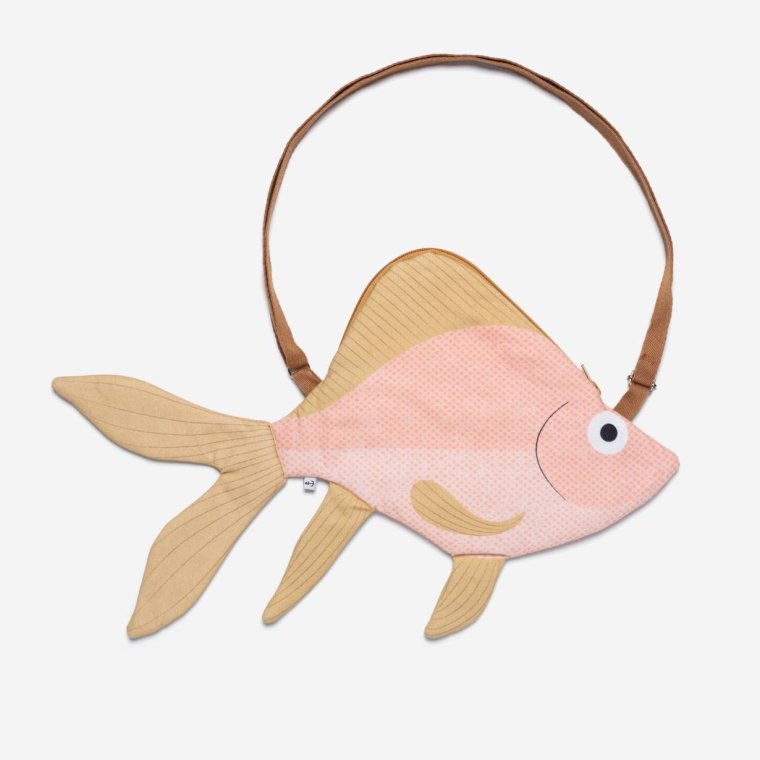 Fisketaske Guldfisk, lyserød